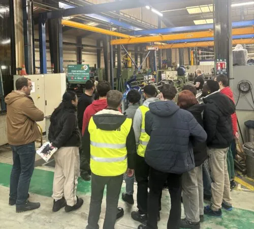 étudiants de dos